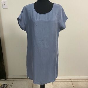 Marine Layer Delta Dress Faded Denim Blue Size Small